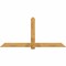 Ekena Millwork Eugene Rough Sawn Timber Gable Bracket, Western Red Cedar, 96"W x 44"H x 4"D x 6"F, 11/12 Pitch GBW096X44X0406EUG00RWR - alternate 1